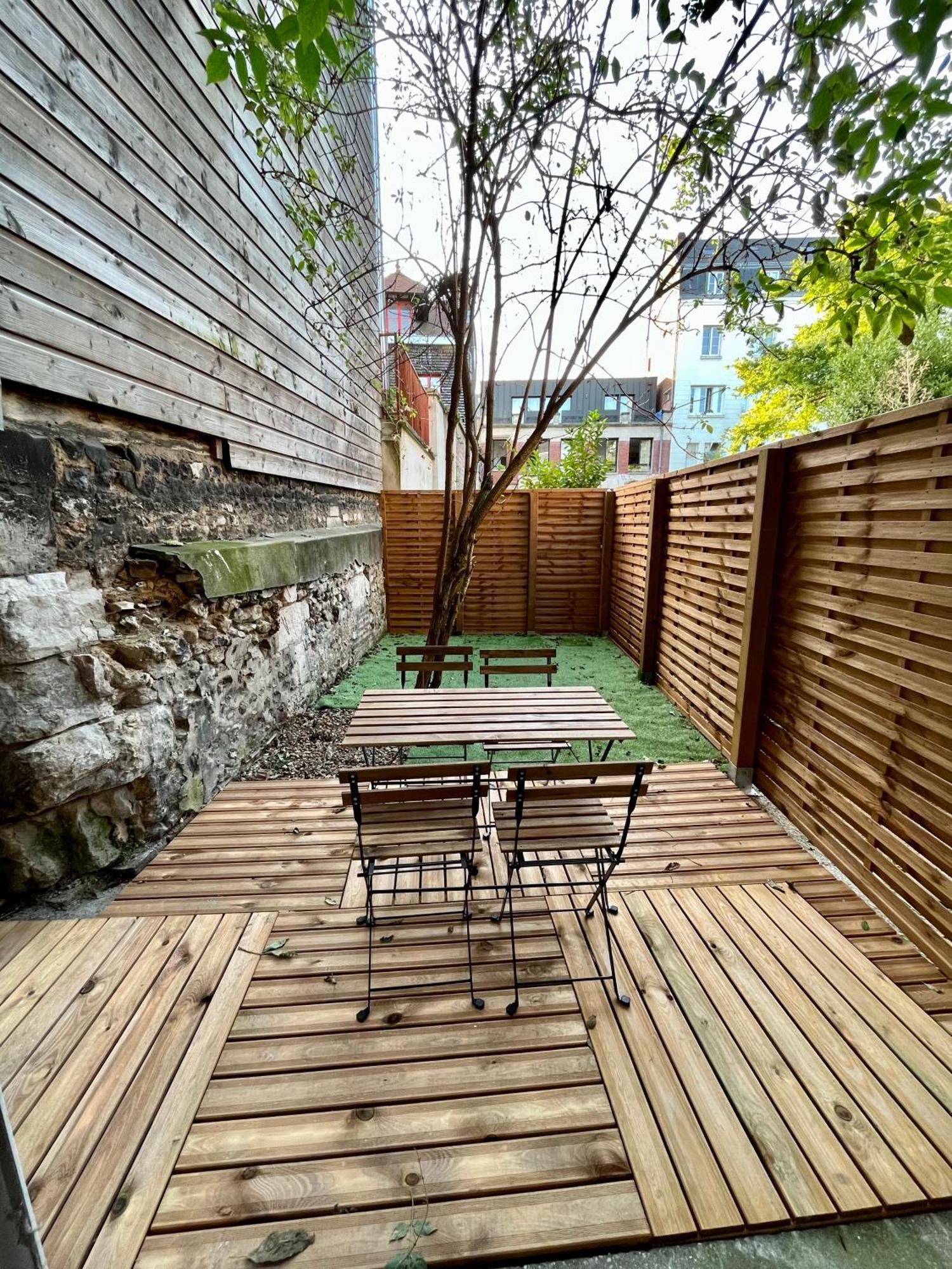 Ferienwohnung Orangeraie Rouen Exterior foto
